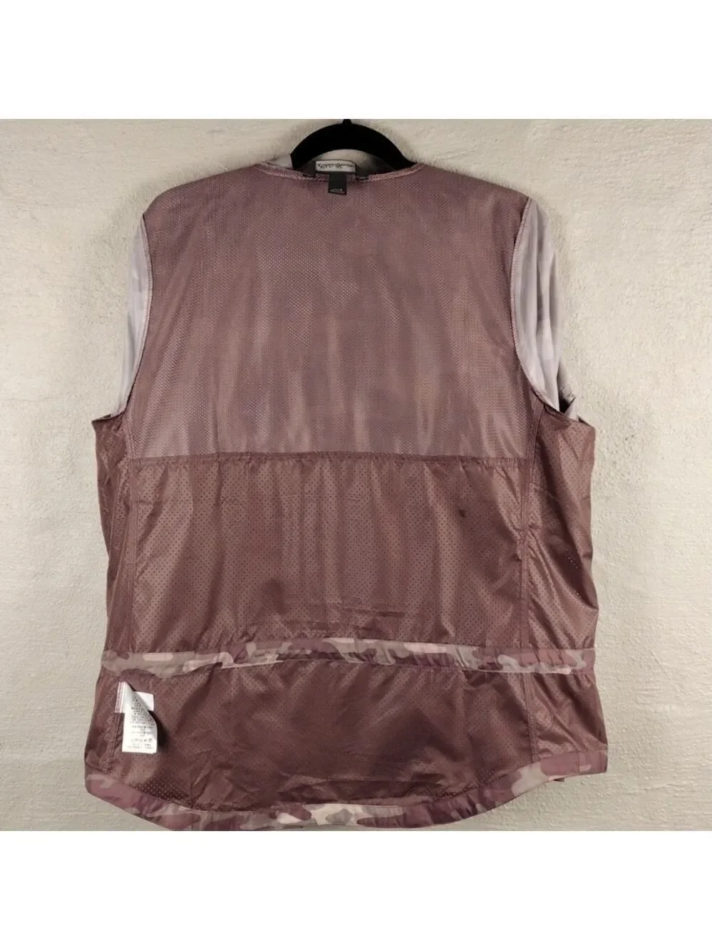 Eddie Bauer Rose Multicolored Camo Long Sleeve Hood Zip Up Light Rain Jacket